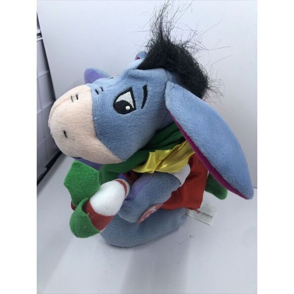 Disney Eeyore Plush Winnie The Pooh Holiday Musical Dancer 2002. Christmas. Read - Picture 7 of 13